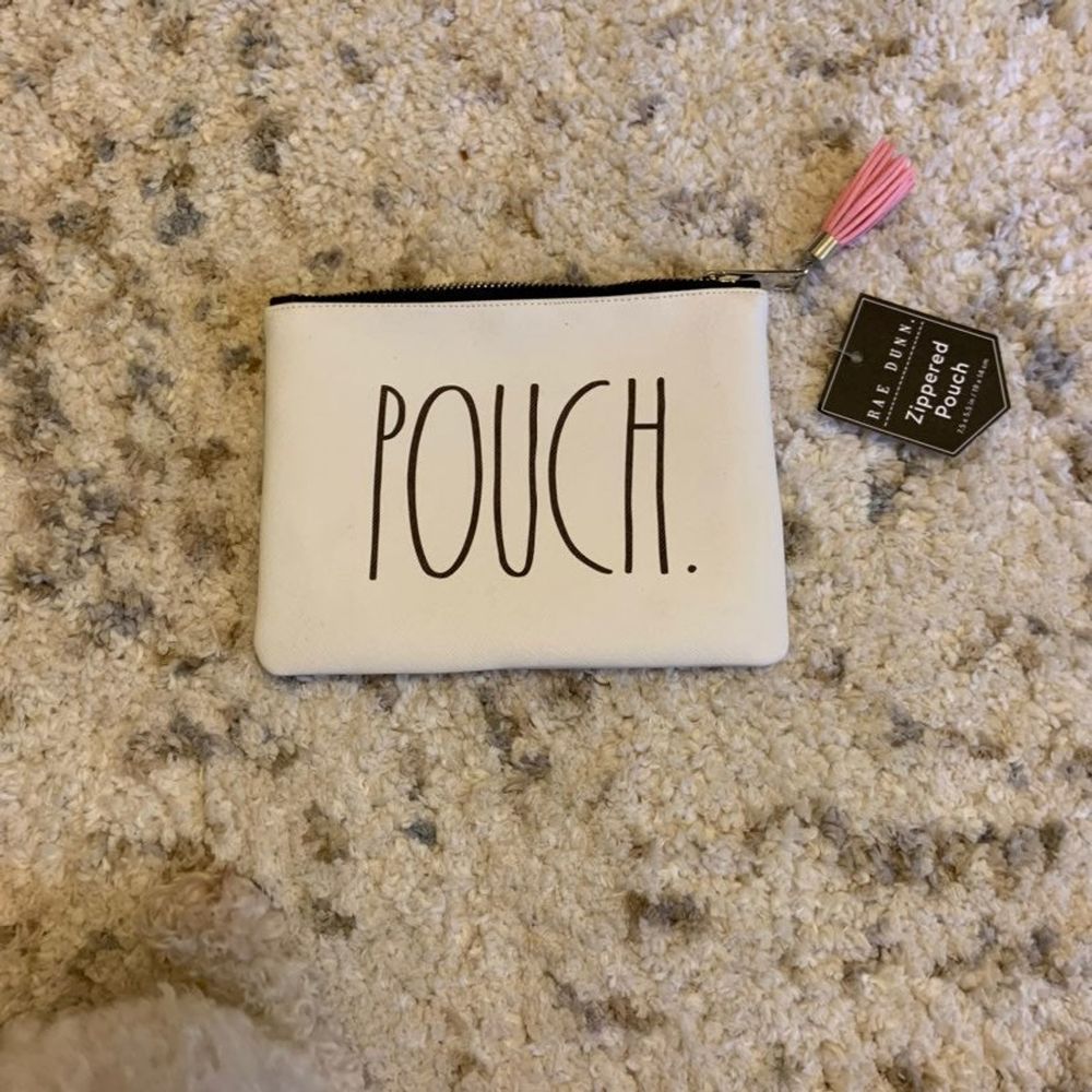 NWT Rae Dunn “pouch” zipper pouch